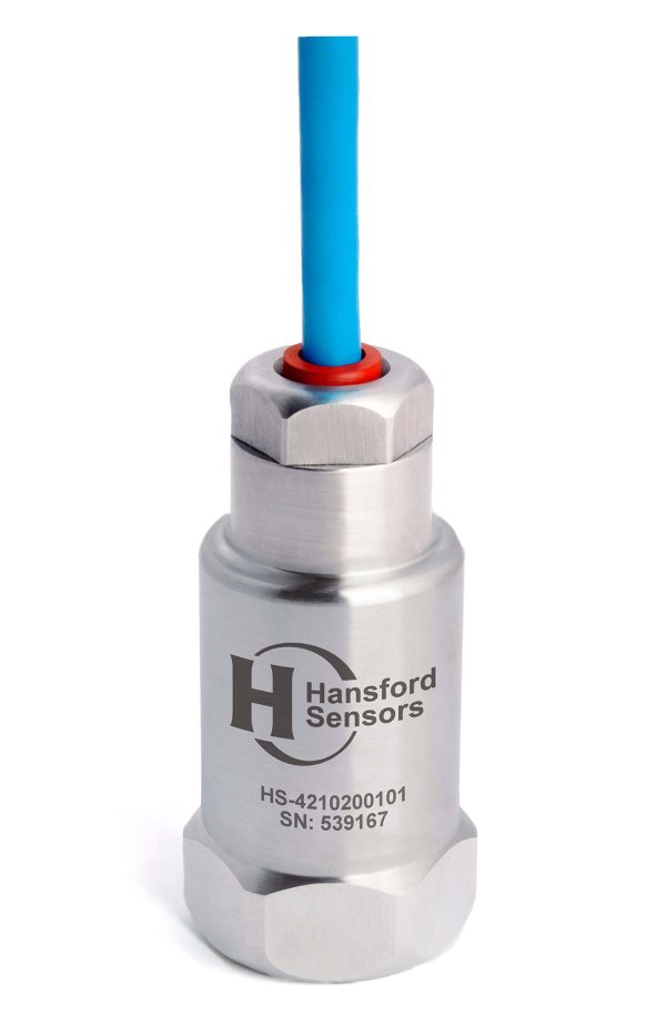 hs-421i-top-exit-pur-cable-accelerometer شتابسنج ضد انفجار HS‑421I با خروجی بالا و کابل یکپارچه PUR